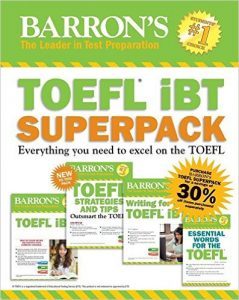 Barrons TOEFL iBT Superpack