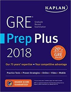 GRE Prep Plus 2018